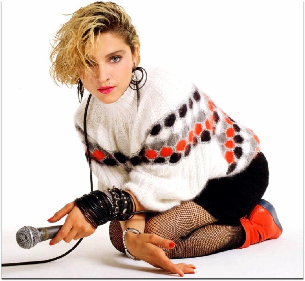 Вязаная мода 80-х и певица Мадонна