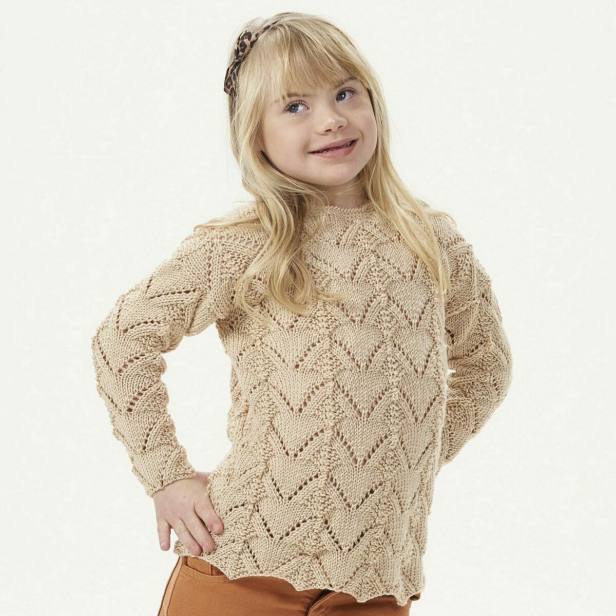 Детский свитер спицами. Выкройка и схема