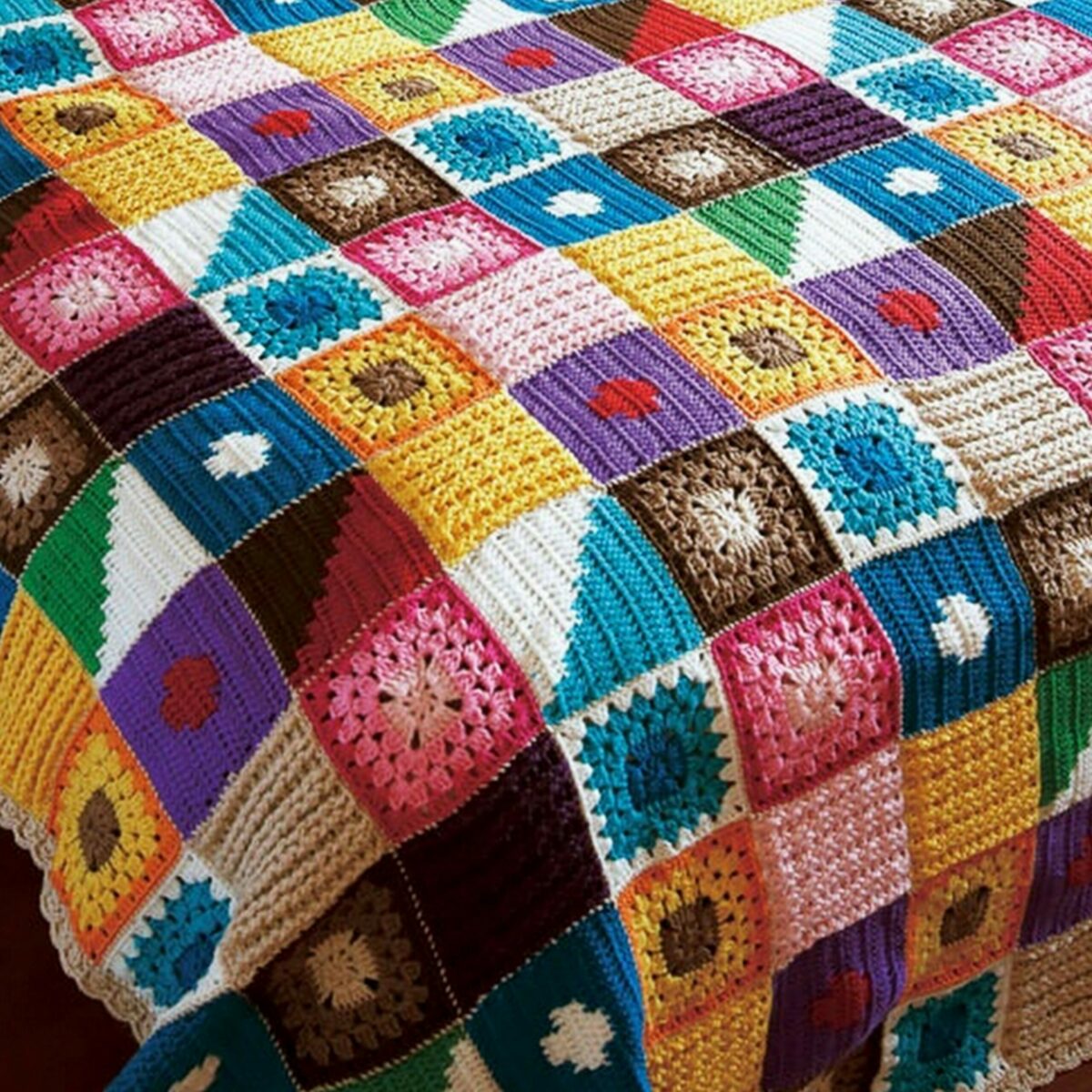 Ткань для изготовления одеяла в стиле пэчворк