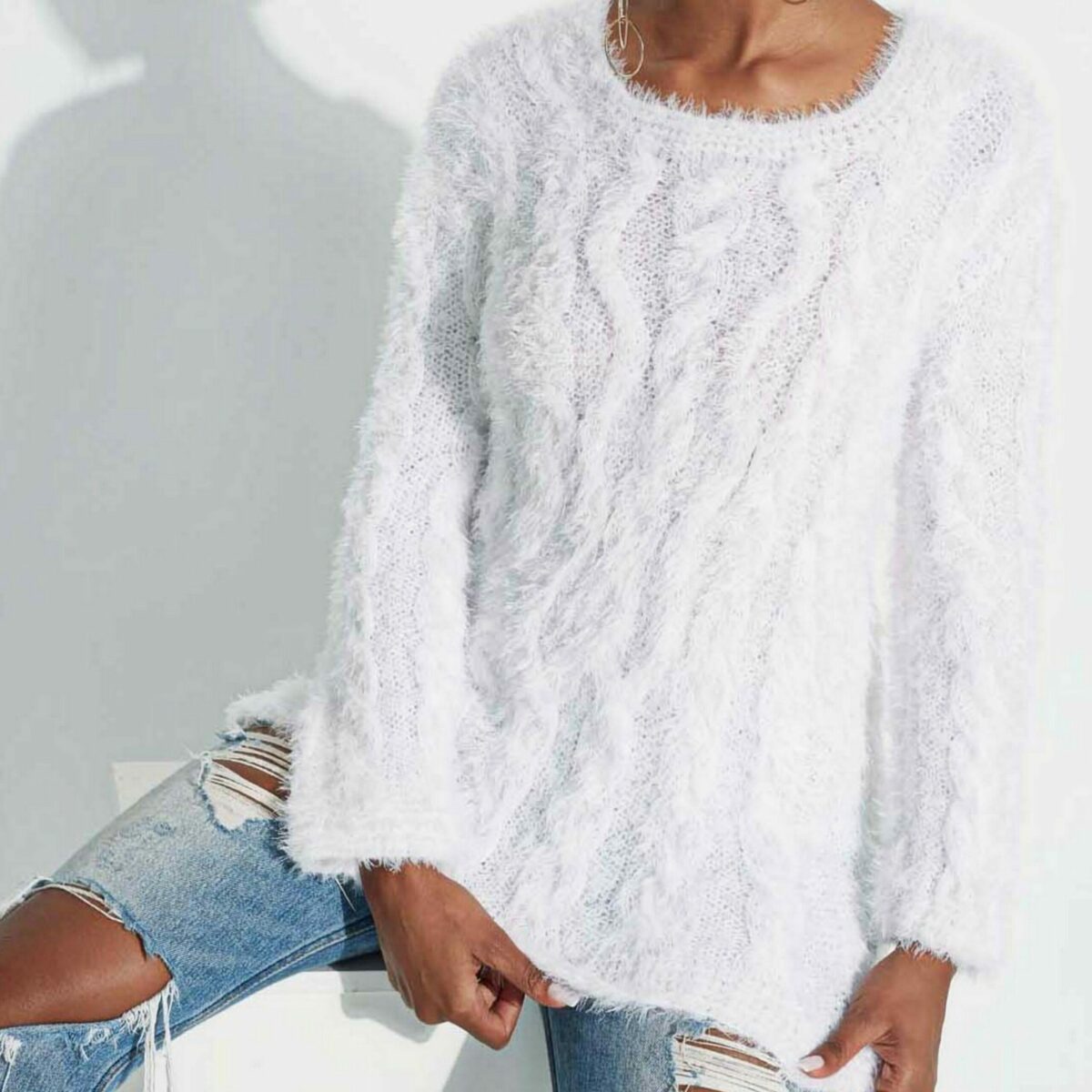 Зимний свитер спицами. 5 моделей со схемами